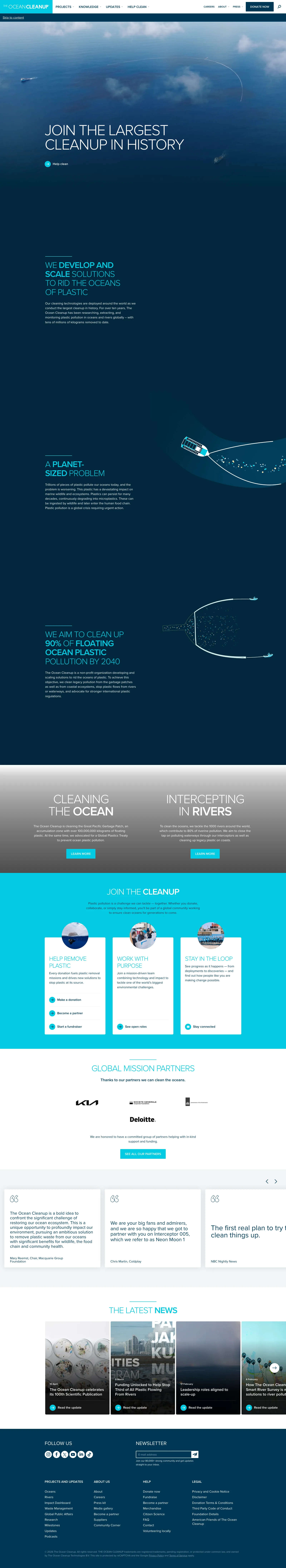 The Ocean Cleanup