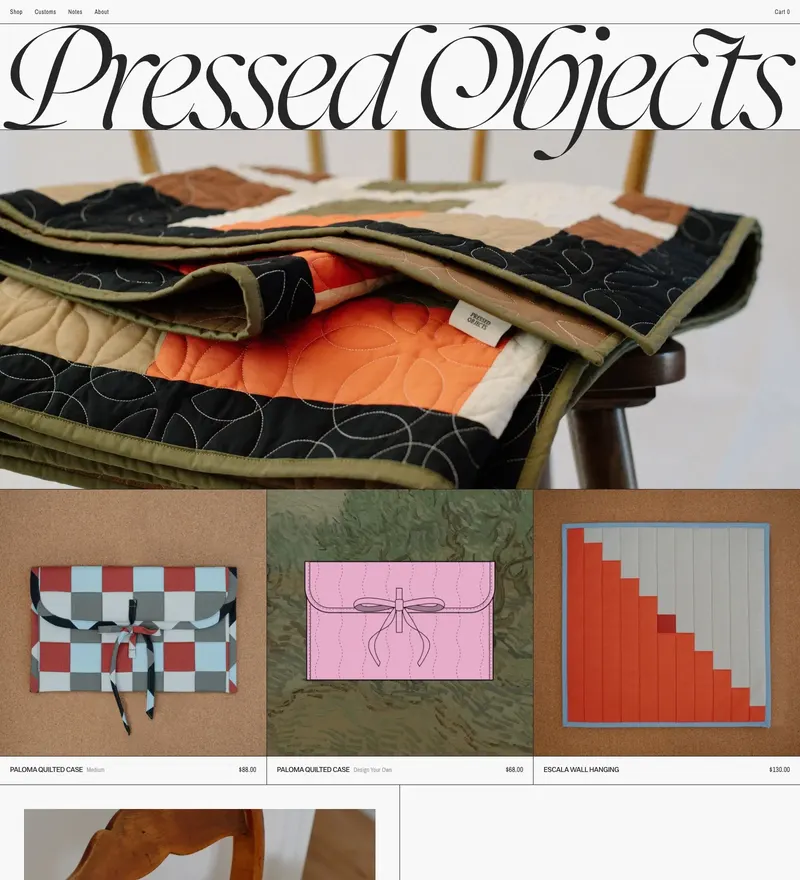 Pressed Objects