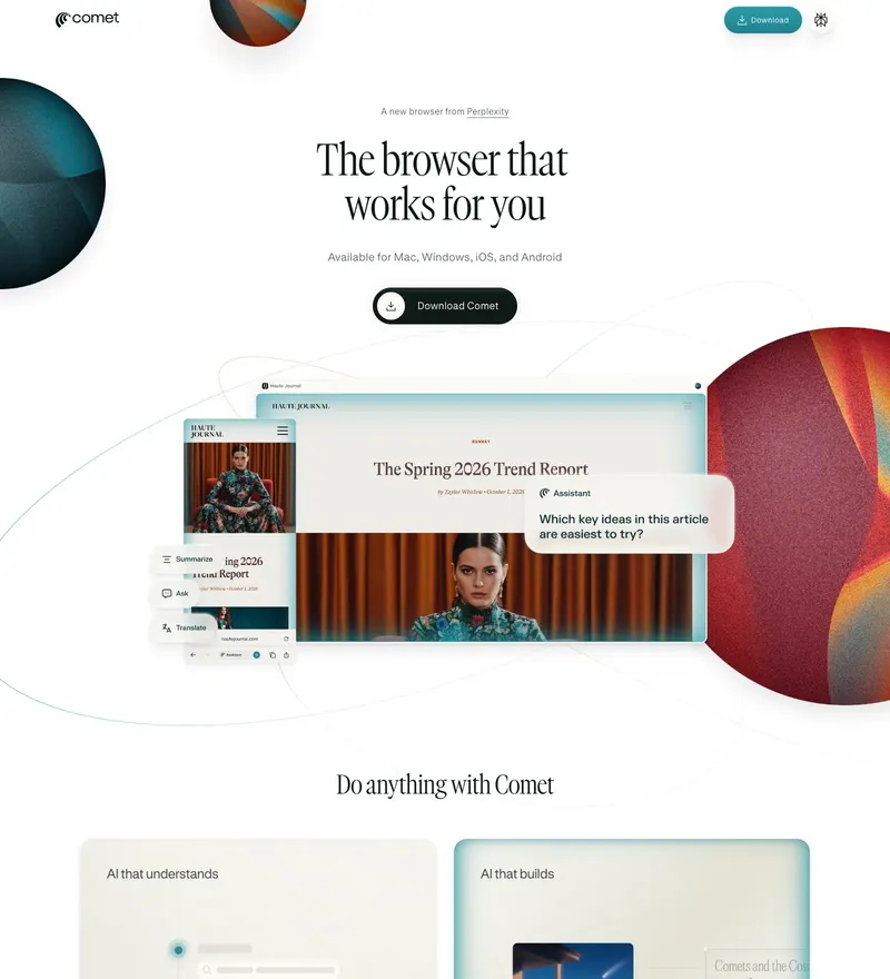 Comet Browser