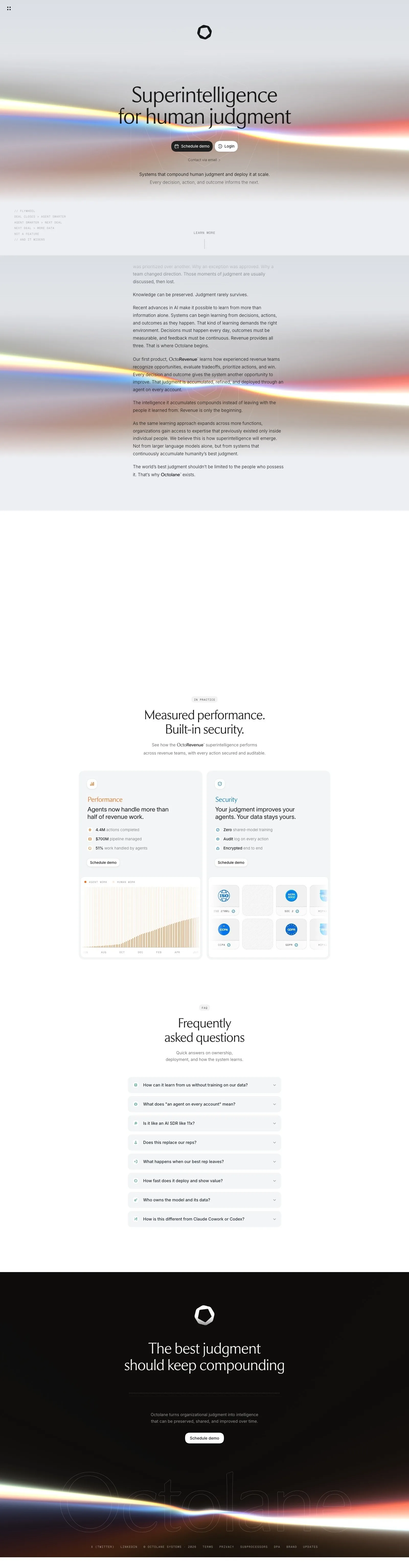 Octolane · Revenue Superintelligence
